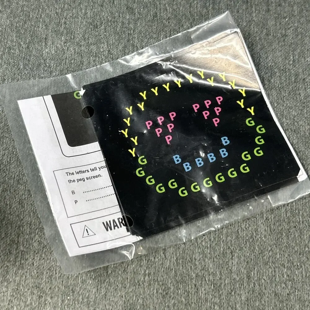 Mini Lite Brite With Instructions Art Guide Sheets Battery Operated Travel Toy
